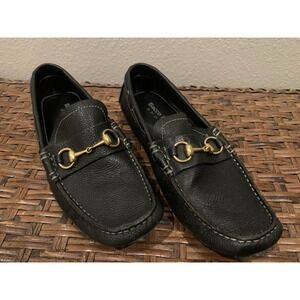 Bacco Bucci Sport Men's Niedermayer Black Driving Horse bit Moccasin Size 7
